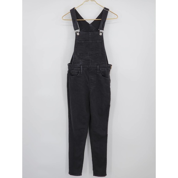 Levi's Jeans Levis Black Jean Denim Overalls Womens Size 26 Poshmark